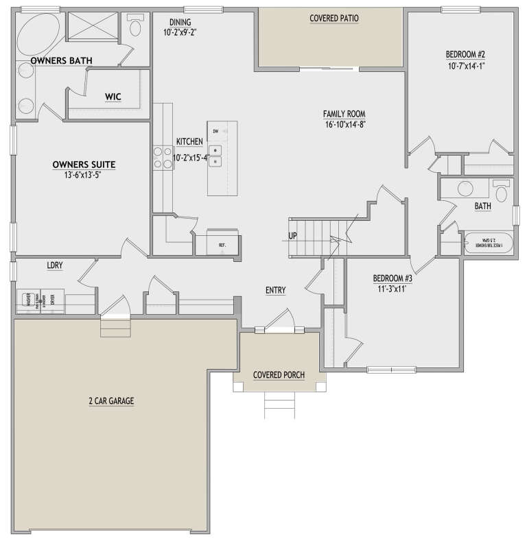 House Plan House Plan #28036 Drawing 1