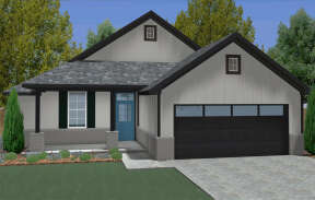 Craftsman House Plan #677-00008 Elevation Photo