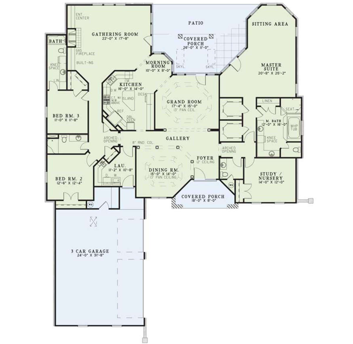 Main Floor for House Plan #110-00019