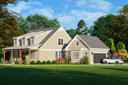 Farmhouse House Plan #940-00664 Elevation Photo