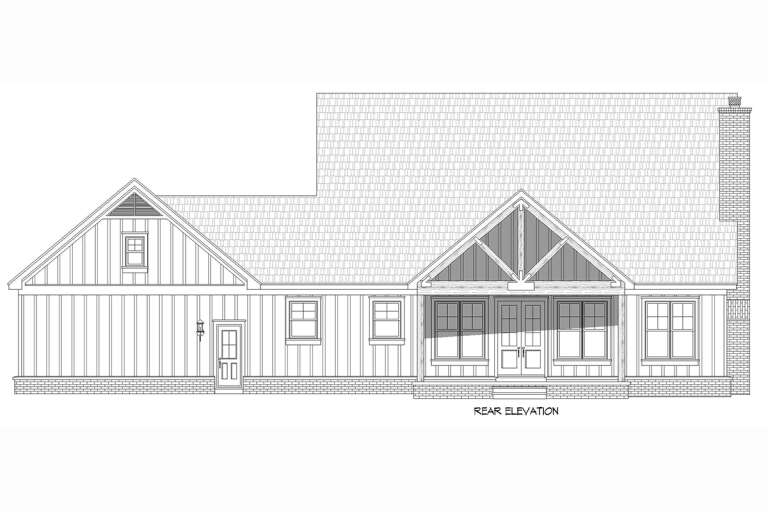 Farmhouse House Plan #940-00664 Elevation Photo