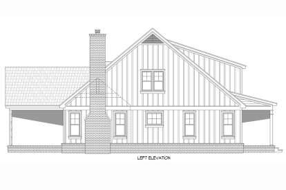 Farmhouse House Plan #940-00664 Elevation Photo