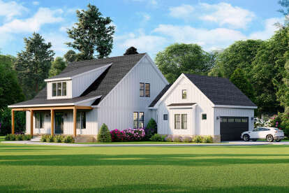 Modern Farmhouse House Plan #940-00665 Elevation Photo