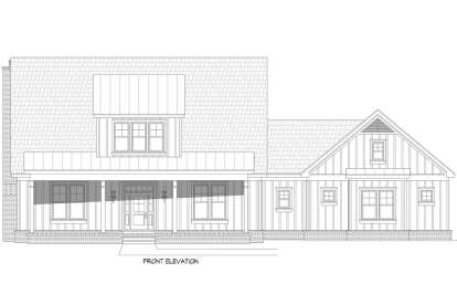 Modern Farmhouse House Plan #940-00665 Elevation Photo