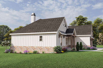 Modern Farmhouse House Plan #009-00315 Elevation Photo