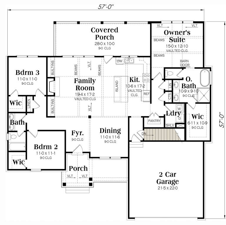 House Plan House Plan #28042 Drawing 2