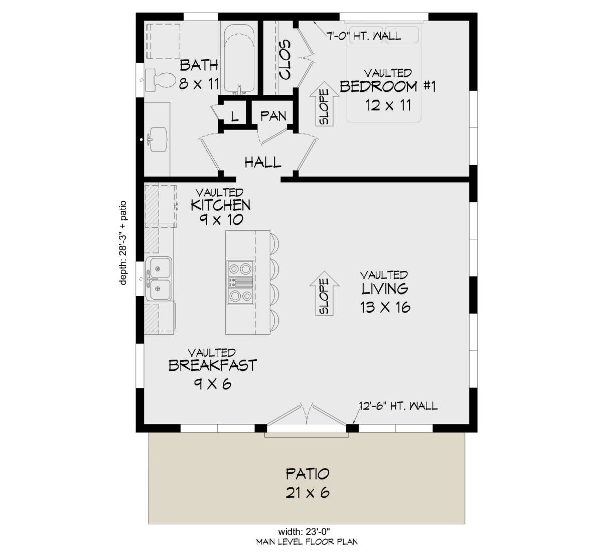 Main Floor  for House Plan #940-00667