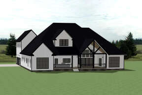 Modern Farmhouse House Plan #6849-00135 Elevation Photo