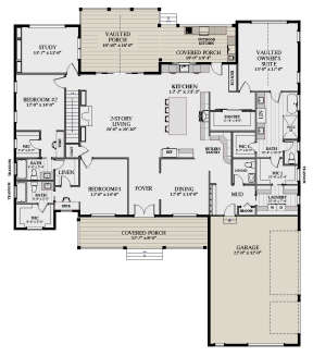 Main Floor  for House Plan #6849-00135