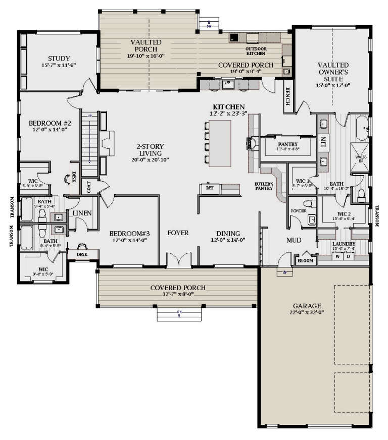 House Plan House Plan #28046 Drawing 1