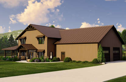 Barn House Plan #5032-00181 Elevation Photo