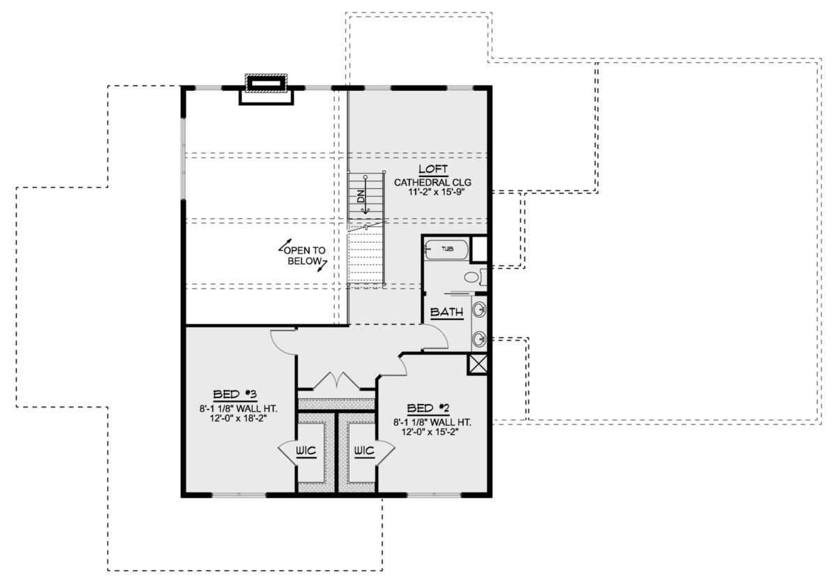 Second Floor for House Plan #5032-00181