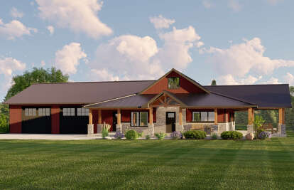 Barn House Plan #5032-00182 Elevation Photo