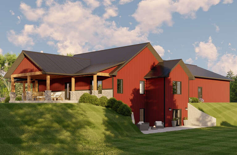 Barn House Plan #5032-00182 Elevation Photo