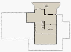 Basement for House Plan #5032-00182