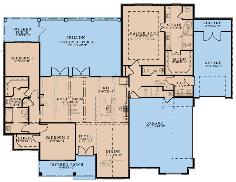 House Plan House Plan #28050 Drawing 1