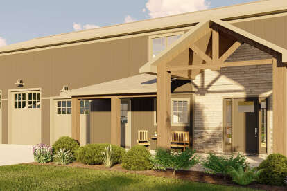 Barn House Plan #5032-00183 Elevation Photo