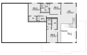 Second Floor for House Plan #5032-00183