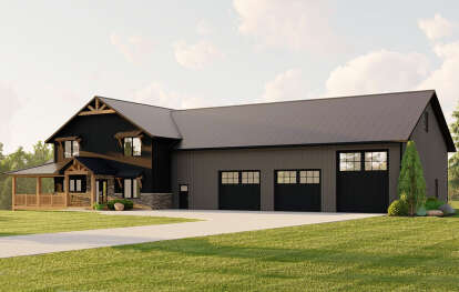 Barn House Plan #5032-00184 Elevation Photo