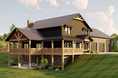 Barn House Plan #5032-00184 Elevation Photo