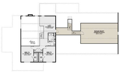 Second Floor for House Plan #5032-00184