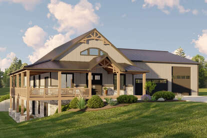 Barn House Plan #5032-00185 Elevation Photo