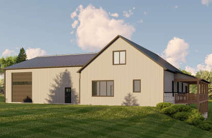 Barn House Plan #5032-00185 Elevation Photo