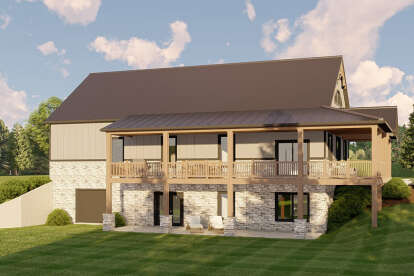 Barn House Plan #5032-00185 Elevation Photo