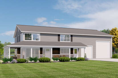 Barn House Plan #5032-00186 Elevation Photo