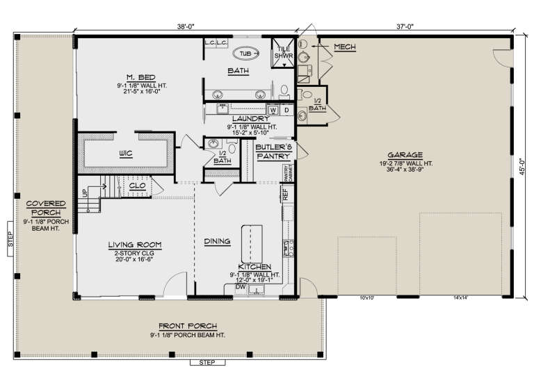 House Plan House Plan #28054 Drawing 1