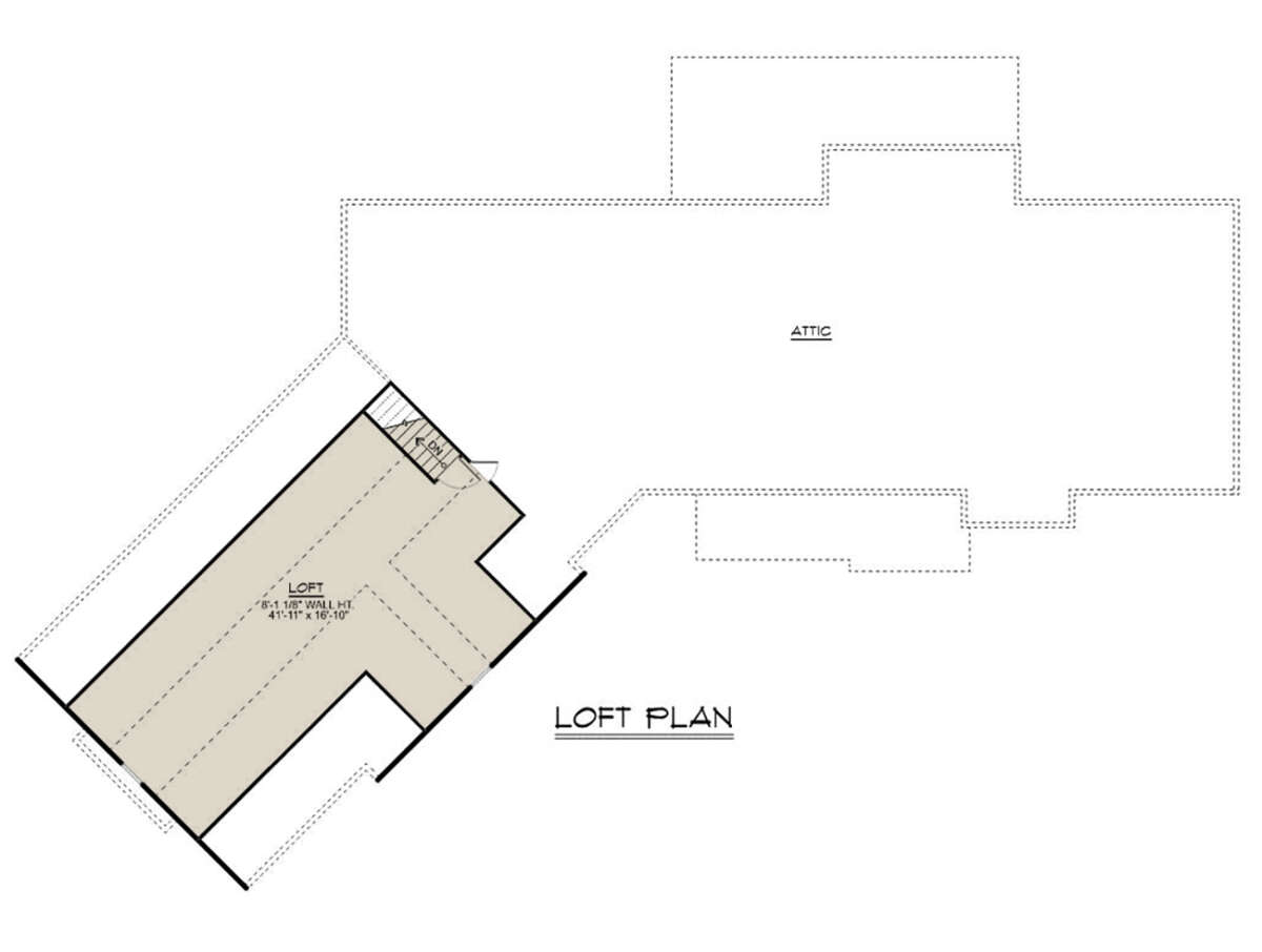 Loft for House Plan #5032-00187