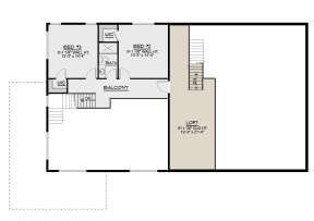 Second Floor for House Plan #5032-00188