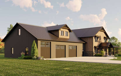 Barn House Plan #5032-00189 Elevation Photo