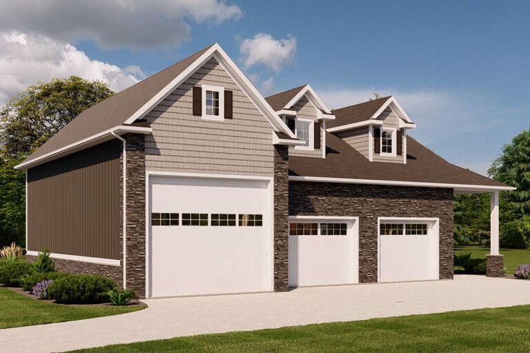 Traditional House Plan #5032-00190 Elevation Photo
