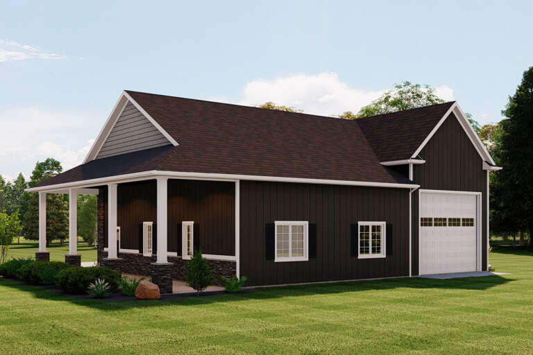 Traditional House Plan #5032-00190 Elevation Photo