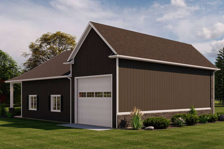 Traditional House Plan #5032-00190 Elevation Photo