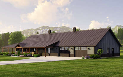 Barn House Plan #5032-00191 Elevation Photo