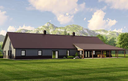 Barn House Plan #5032-00191 Elevation Photo