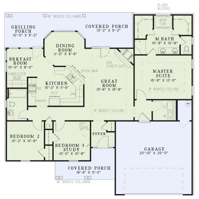 House Plan House Plan #2806 Drawing 1