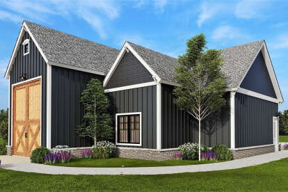 Barn House Plan #699-00344 Elevation Photo