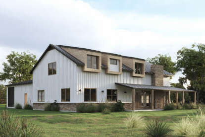 Barn House Plan #699-00345 Elevation Photo