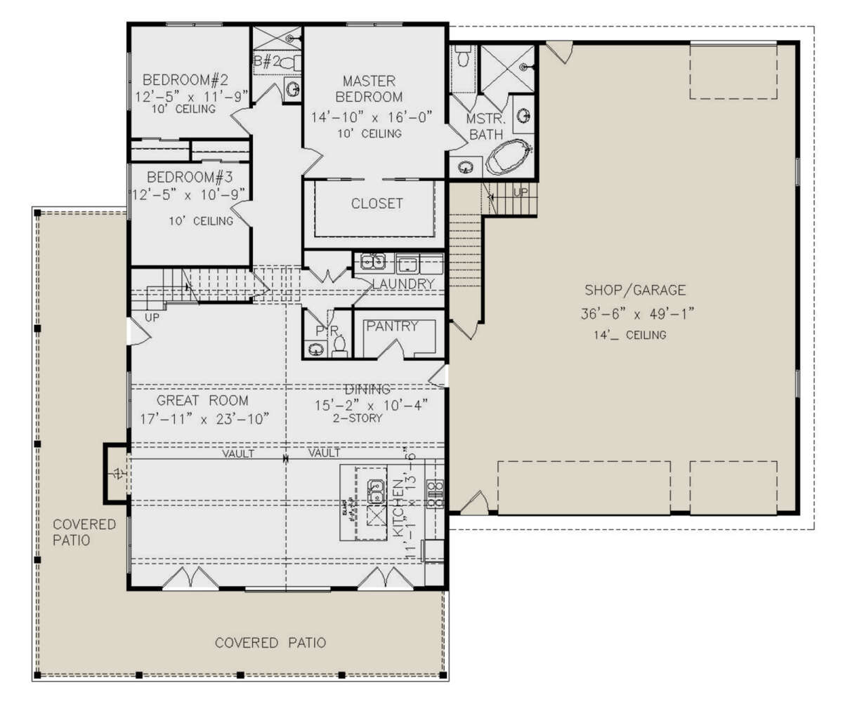 Main Floor  for House Plan #699-00345