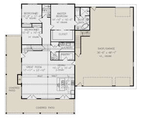 Main Floor  for House Plan #699-00345