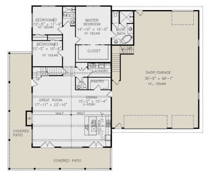 House Plan House Plan #28064 Drawing 1