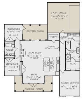 Main Floor  for House Plan #699-00346
