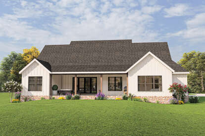 Modern Farmhouse House Plan #009-00316 Elevation Photo