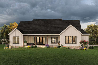 Modern Farmhouse House Plan #009-00316 Elevation Photo