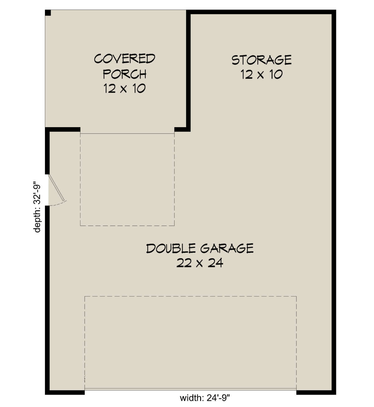 Garage Floor for House Plan #940-00669