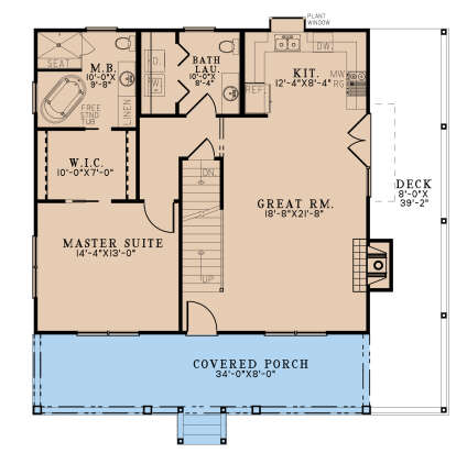 Main Floor  for House Plan #8318-00310