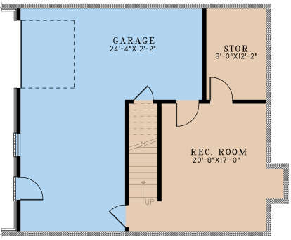 Basement for House Plan #8318-00310